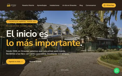 Portada de jardingirasoles.cl