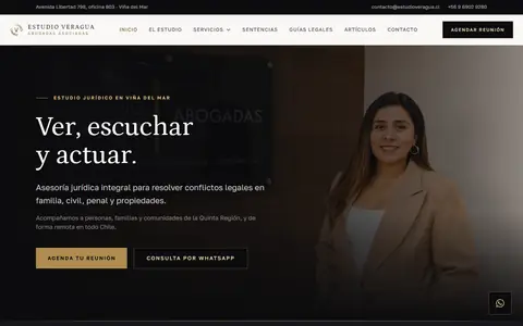 Portada de estudioveragua.cl